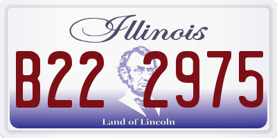 IL license plate B222975