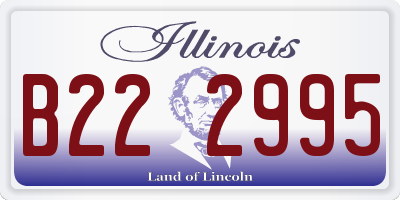 IL license plate B222995