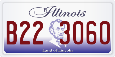 IL license plate B223060