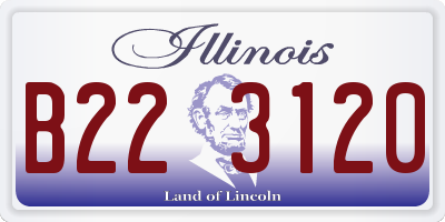 IL license plate B223120