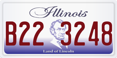 IL license plate B223248