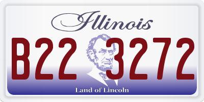 IL license plate B223272