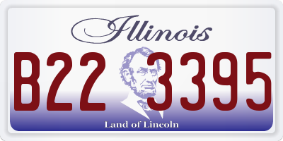 IL license plate B223395