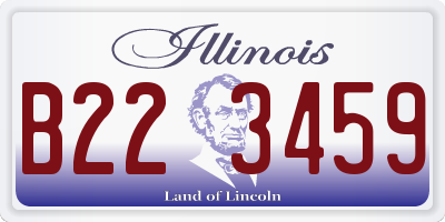 IL license plate B223459