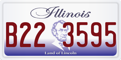 IL license plate B223595