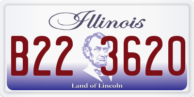 IL license plate B223620