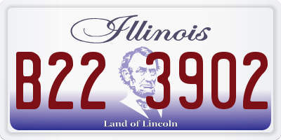 IL license plate B223902