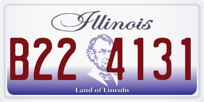 IL license plate B224131