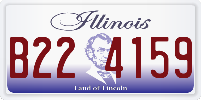 IL license plate B224159