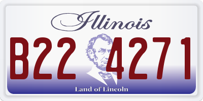 IL license plate B224271
