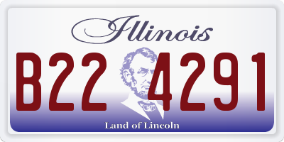 IL license plate B224291