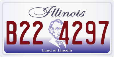 IL license plate B224297