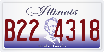 IL license plate B224318