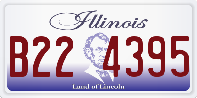 IL license plate B224395