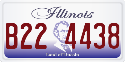 IL license plate B224438