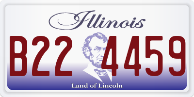 IL license plate B224459