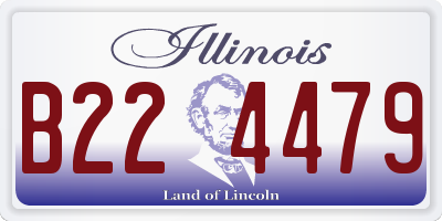 IL license plate B224479