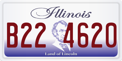 IL license plate B224620