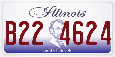 IL license plate B224624