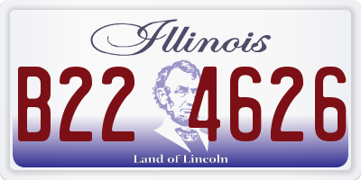 IL license plate B224626
