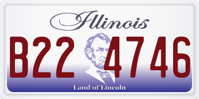 IL license plate B224746
