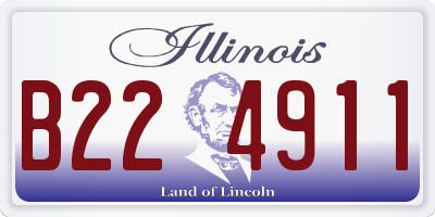 IL license plate B224911