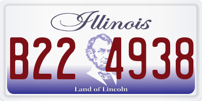 IL license plate B224938