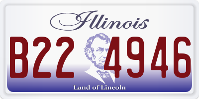 IL license plate B224946