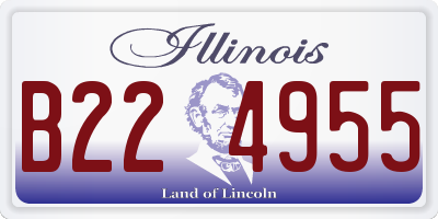 IL license plate B224955
