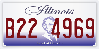 IL license plate B224969