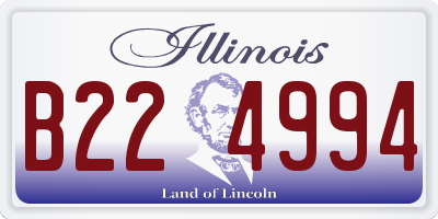 IL license plate B224994