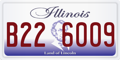 IL license plate B226009