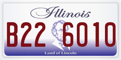 IL license plate B226010