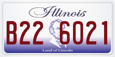 IL license plate B226021