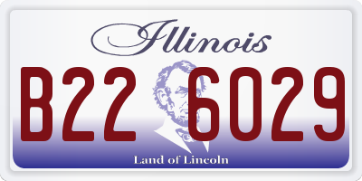 IL license plate B226029
