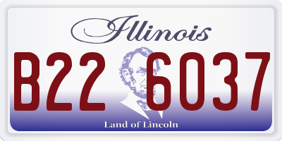 IL license plate B226037