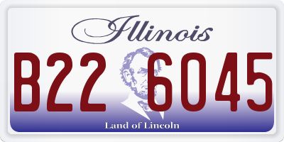IL license plate B226045