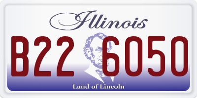 IL license plate B226050