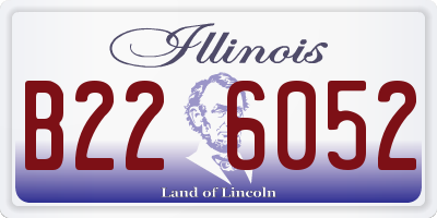 IL license plate B226052