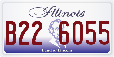 IL license plate B226055