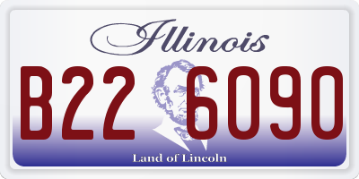 IL license plate B226090
