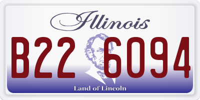 IL license plate B226094