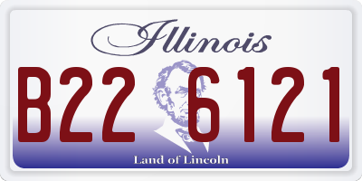 IL license plate B226121