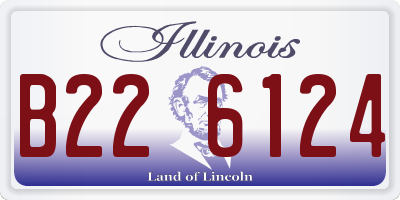 IL license plate B226124