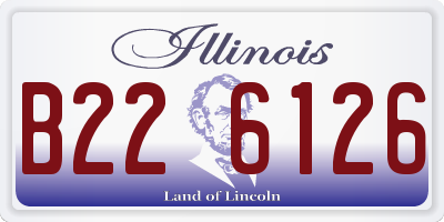 IL license plate B226126