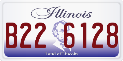 IL license plate B226128