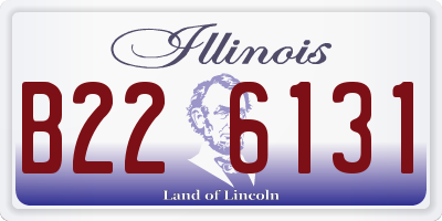 IL license plate B226131