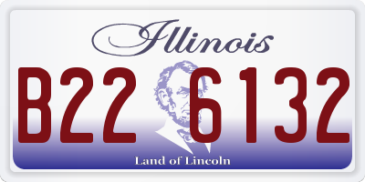 IL license plate B226132