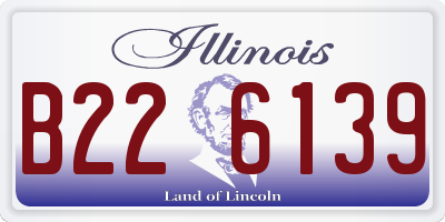 IL license plate B226139