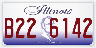 IL license plate B226142